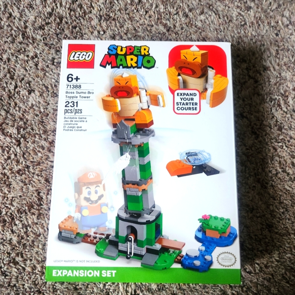 Lego Super Mario Boss Sumo Bro Topple Tower Expansion Set